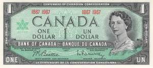 Kanada 1 Dollar 1967  p.84a